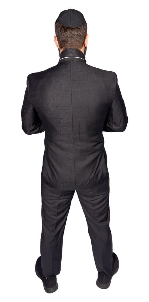 Elie Balleh Women’s Windowpane Blazer: Timeless Elegance thumbnail 4
