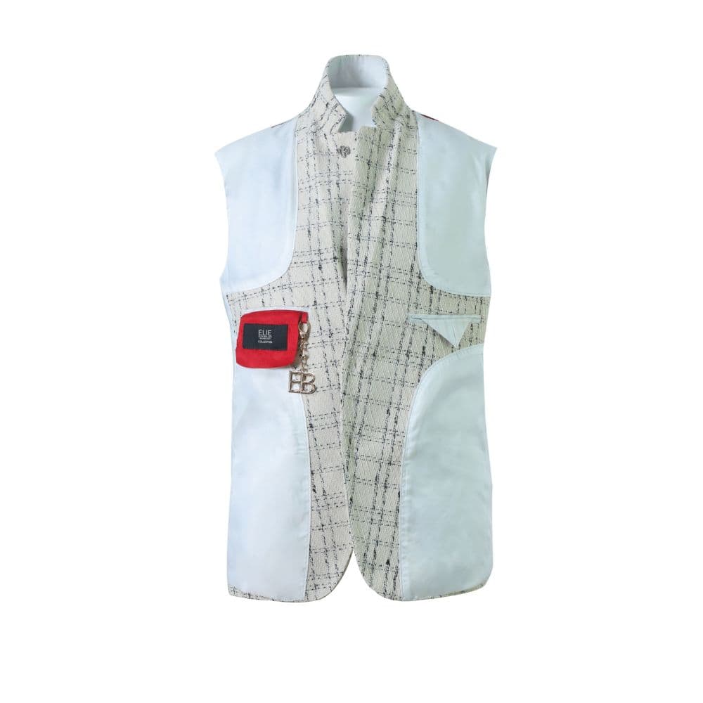 Slim Fit Windowpane Blazers Sports Coat for Boys thumbnail 3