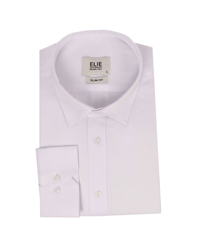 Baby Blue Slim Fit Button-Down Shirt