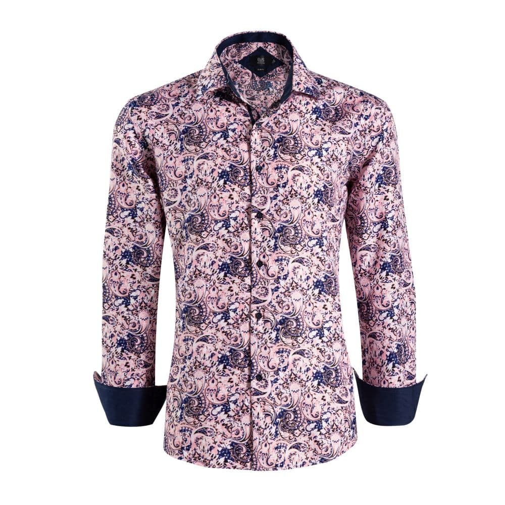 Elie Balleh Paisley Sport Shirt: The Ultimate Blend of Style and Comfort thumbnail 3