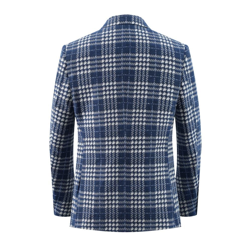 Elie Balleh Boy’s Buffalo Plaid Blazer: Rugged Style thumbnail 2