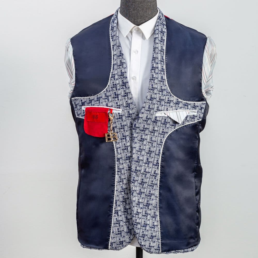Elie Balleh Boy’s Houndstooth Blazer: Timeless Sophistication thumbnail 3