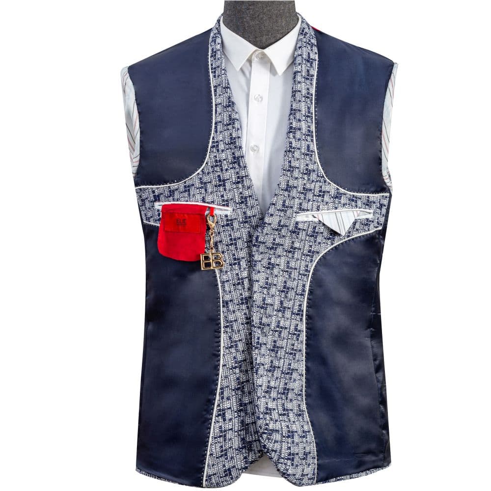 Houndstooth Brocade Blazer thumbnail 3