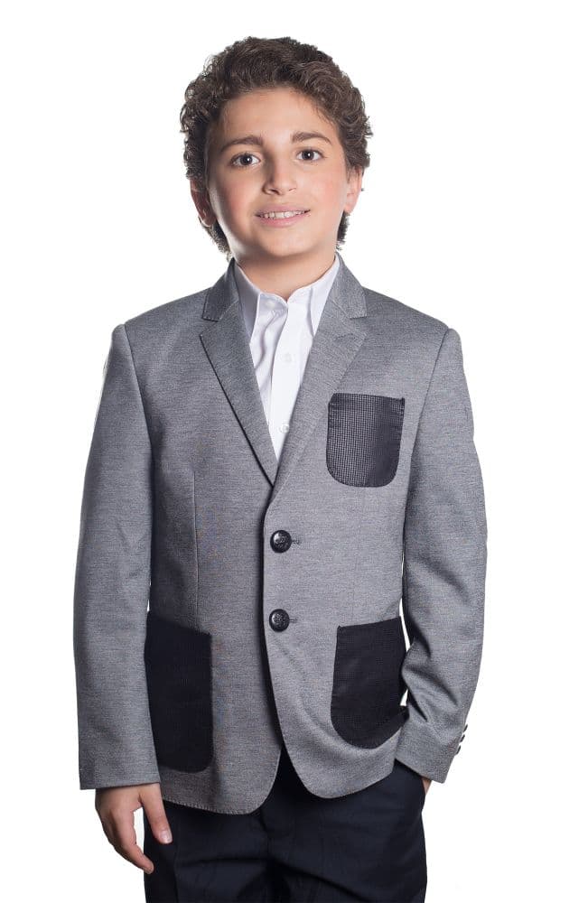 Elie Balleh Boys’ Knit Jersey Blazer