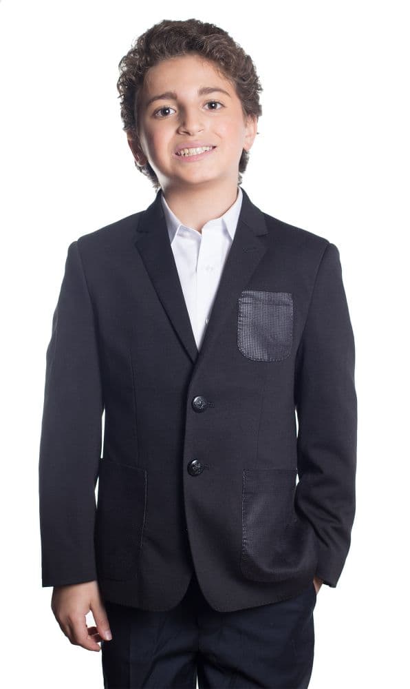 Elie Balleh Boys’ Knit Jersey Blazer thumbnail 2