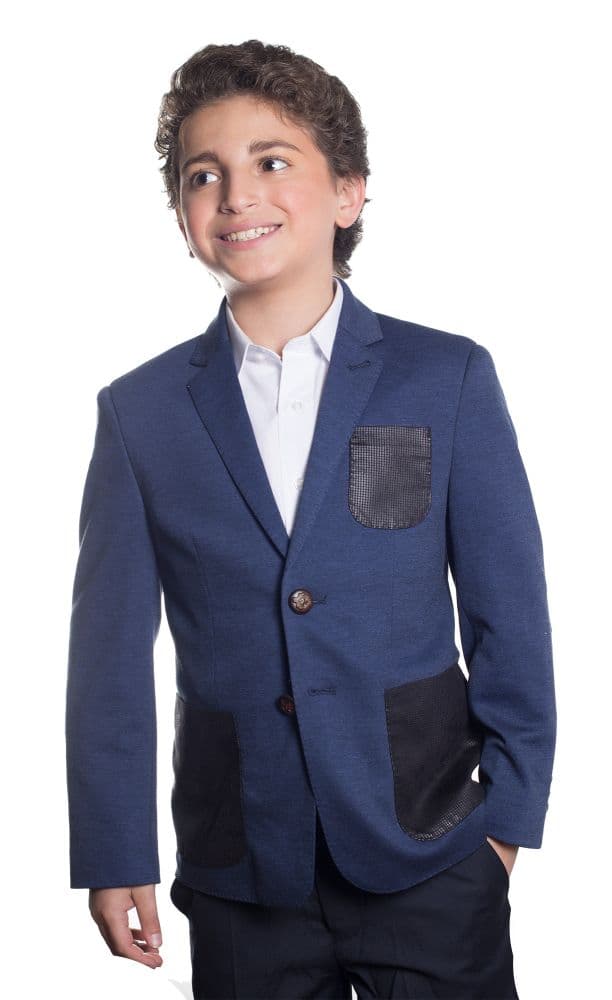 Elie Balleh Boys’ Knit Jersey Blazer thumbnail 3