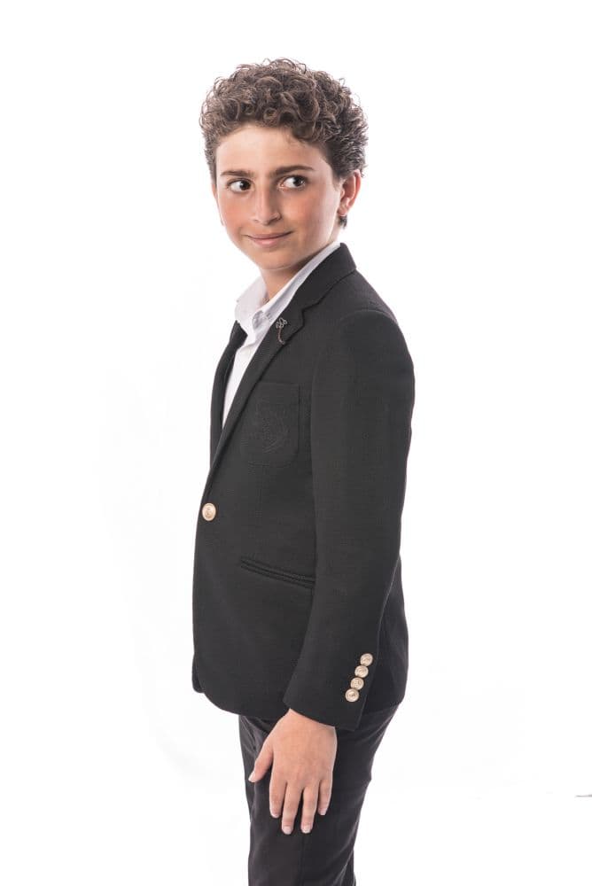 Elie Balleh Boy’s Honeycomb Blazer: Unique Style thumbnail 2