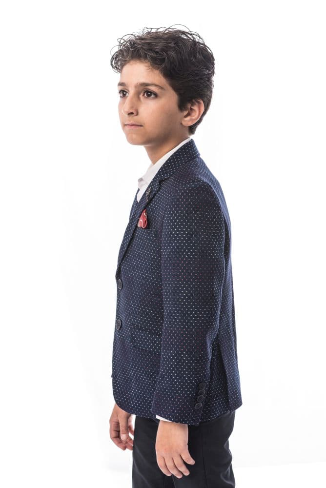 Elie Balleh Boy’s Digital Rain Blazer: Stylish Protection thumbnail 2