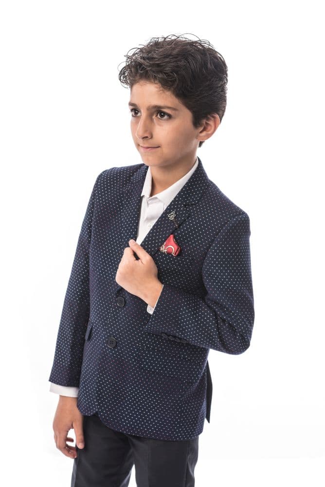 Elie Balleh Boy’s Digital Rain Blazer: Stylish Protection