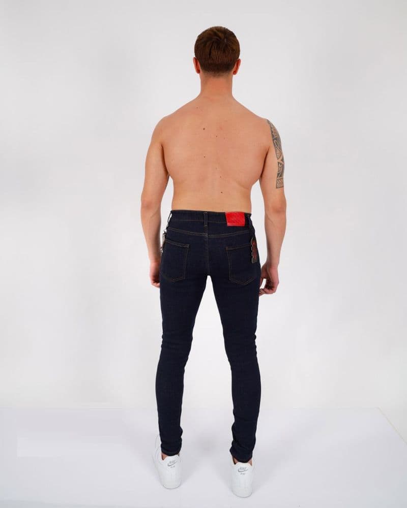 Slim Fit Skinny Wash Jeans for Men thumbnail 3