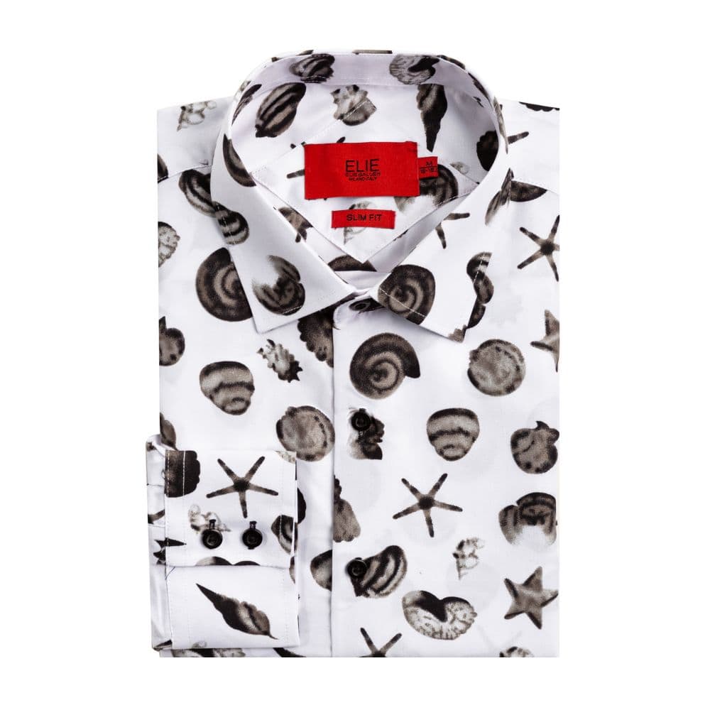 Sea Shell Print Slim Fit Shirt thumbnail 2