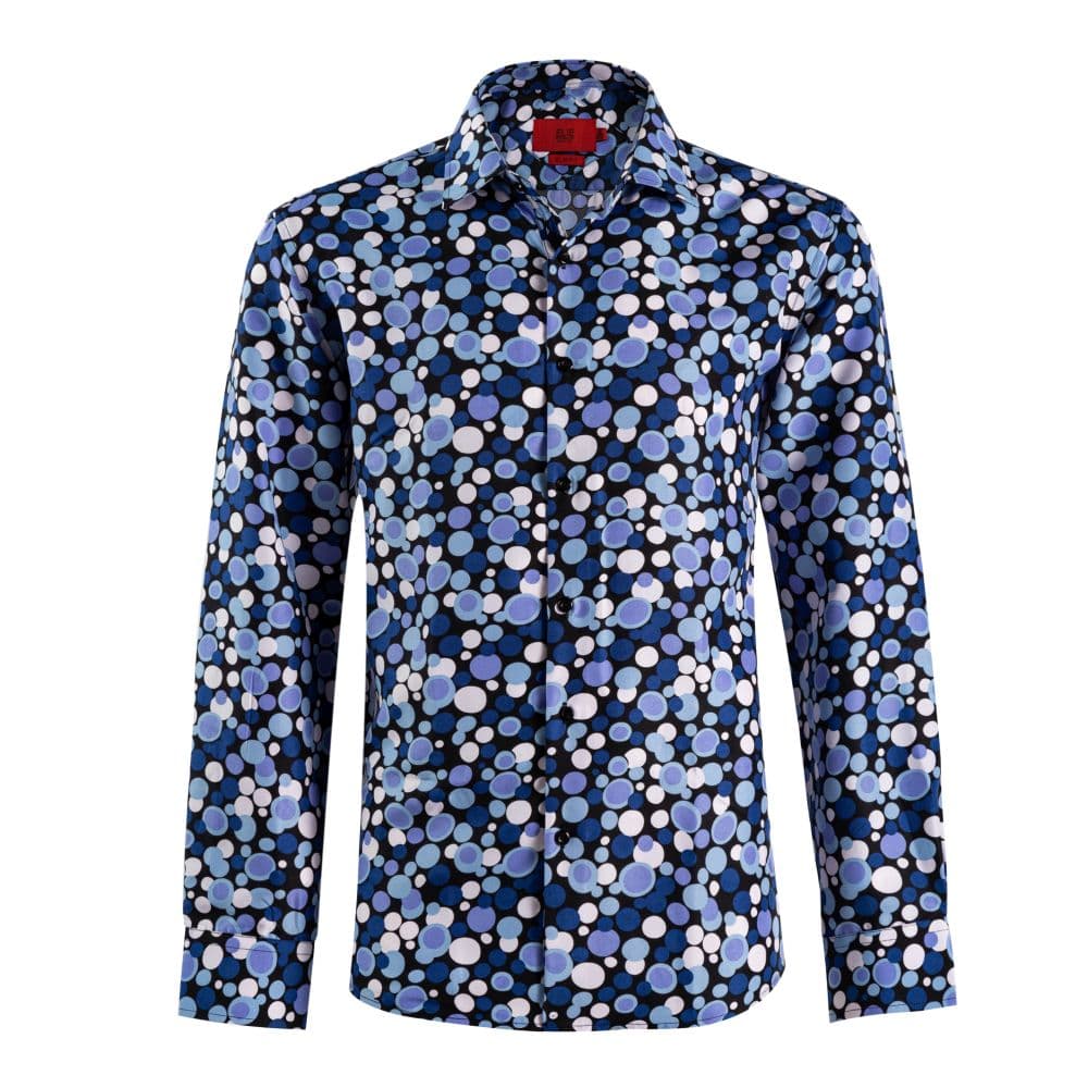 Slim Fit Dot Print Shirt | Button Down Shirt