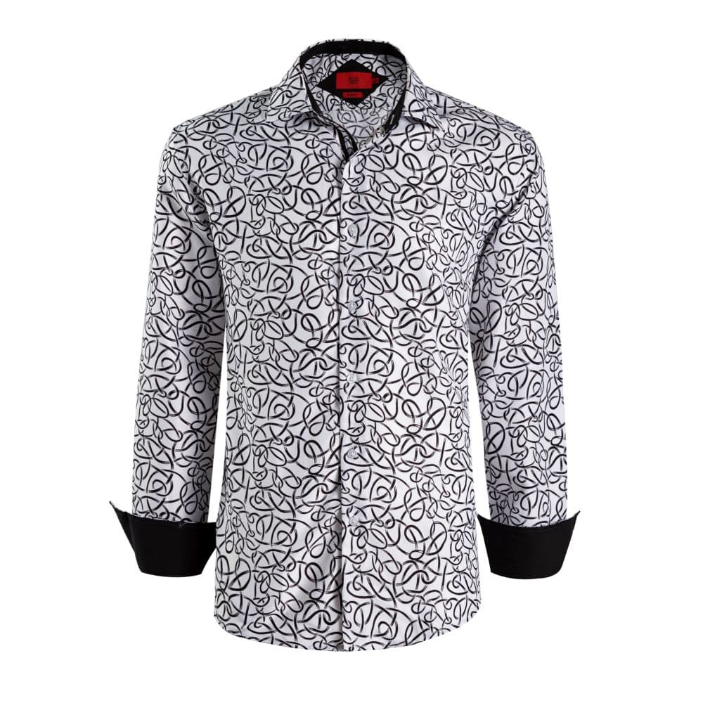 Swirl Print Slim Fit Shirt