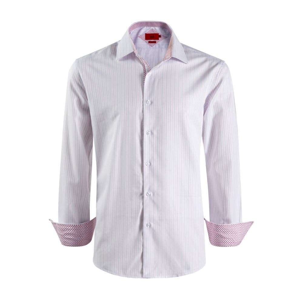 Slim Fit Striped Button-Down Shirt