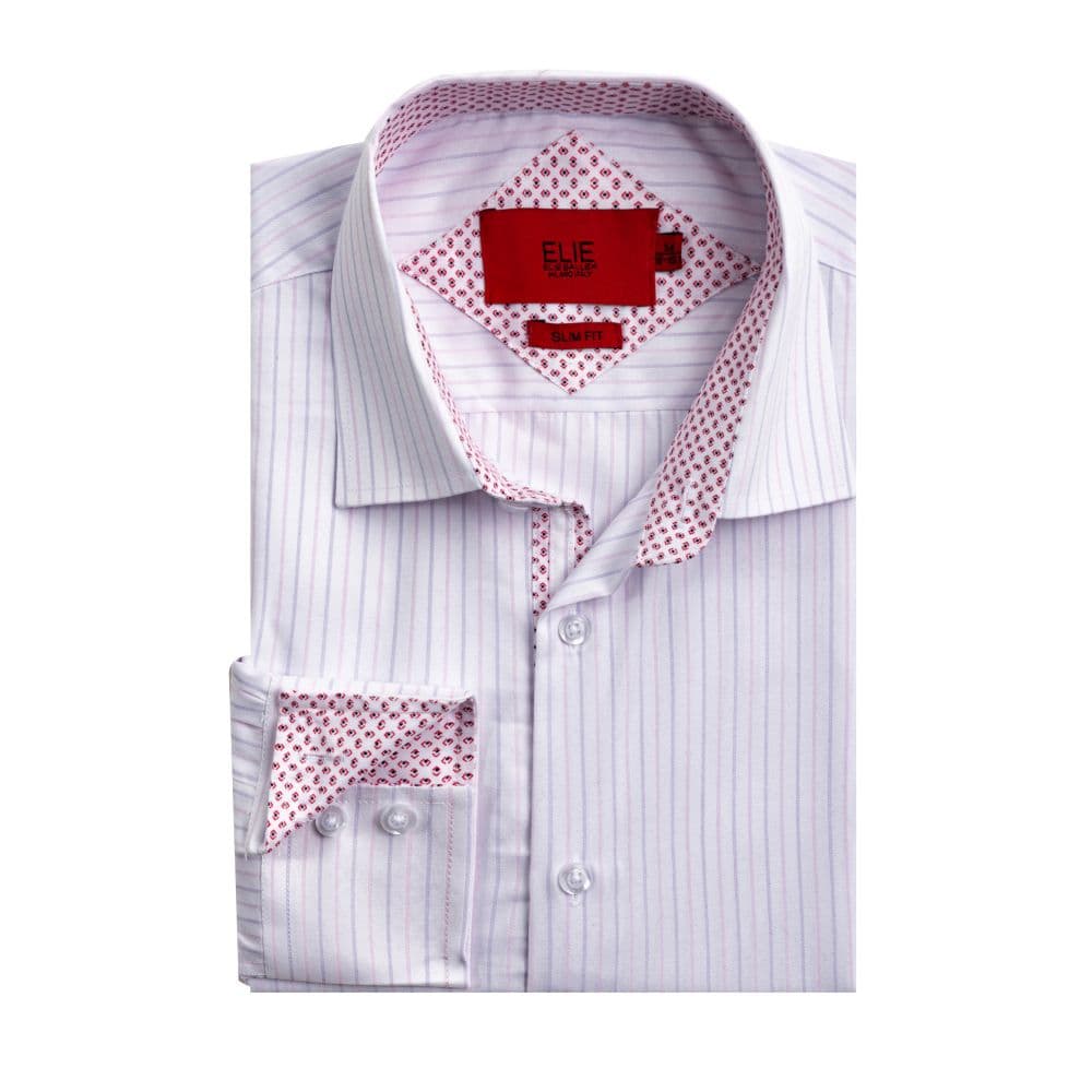 Slim Fit Striped Button-Down Shirt thumbnail 2