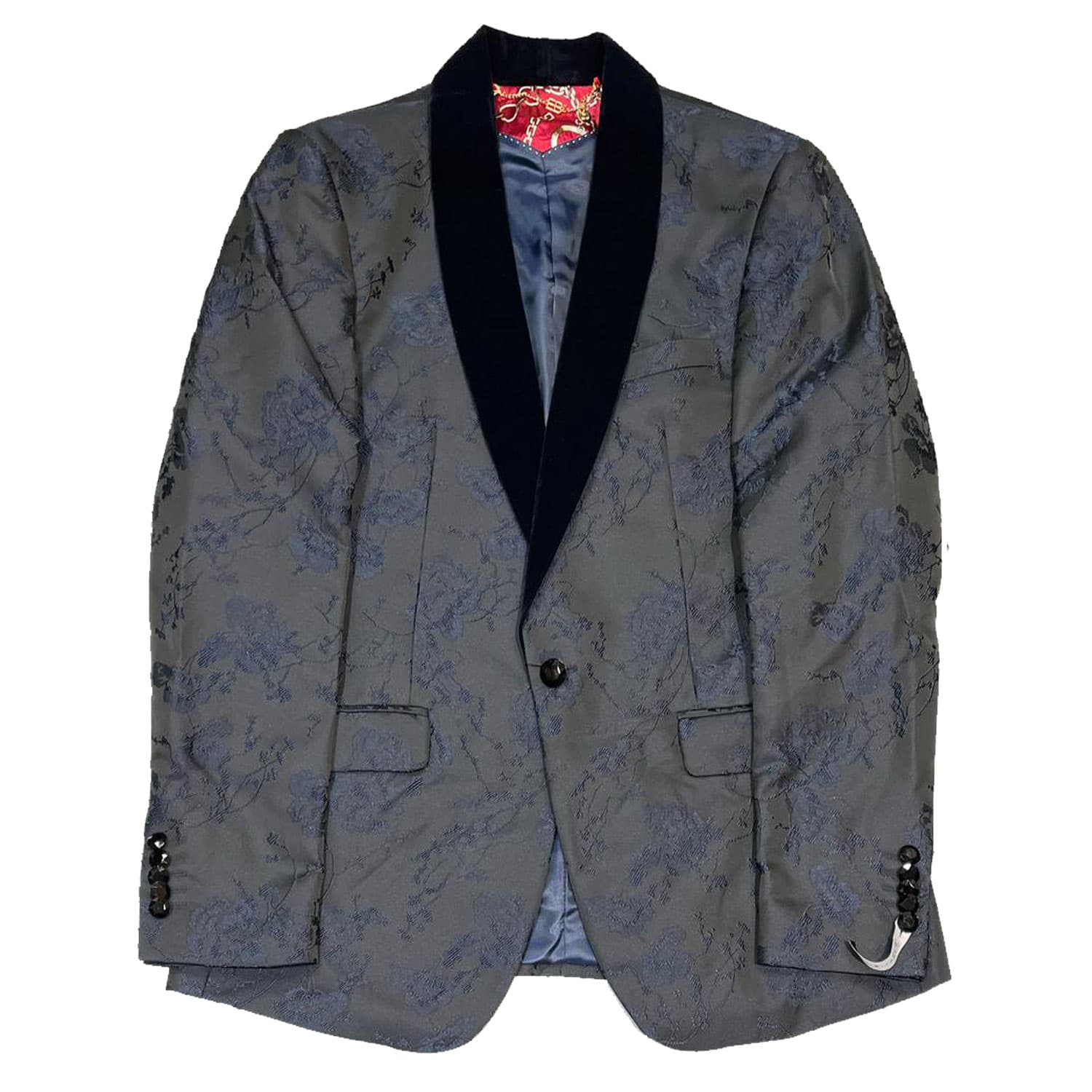 Elie Balleh Women’s Floral Shawl Collar Blazer