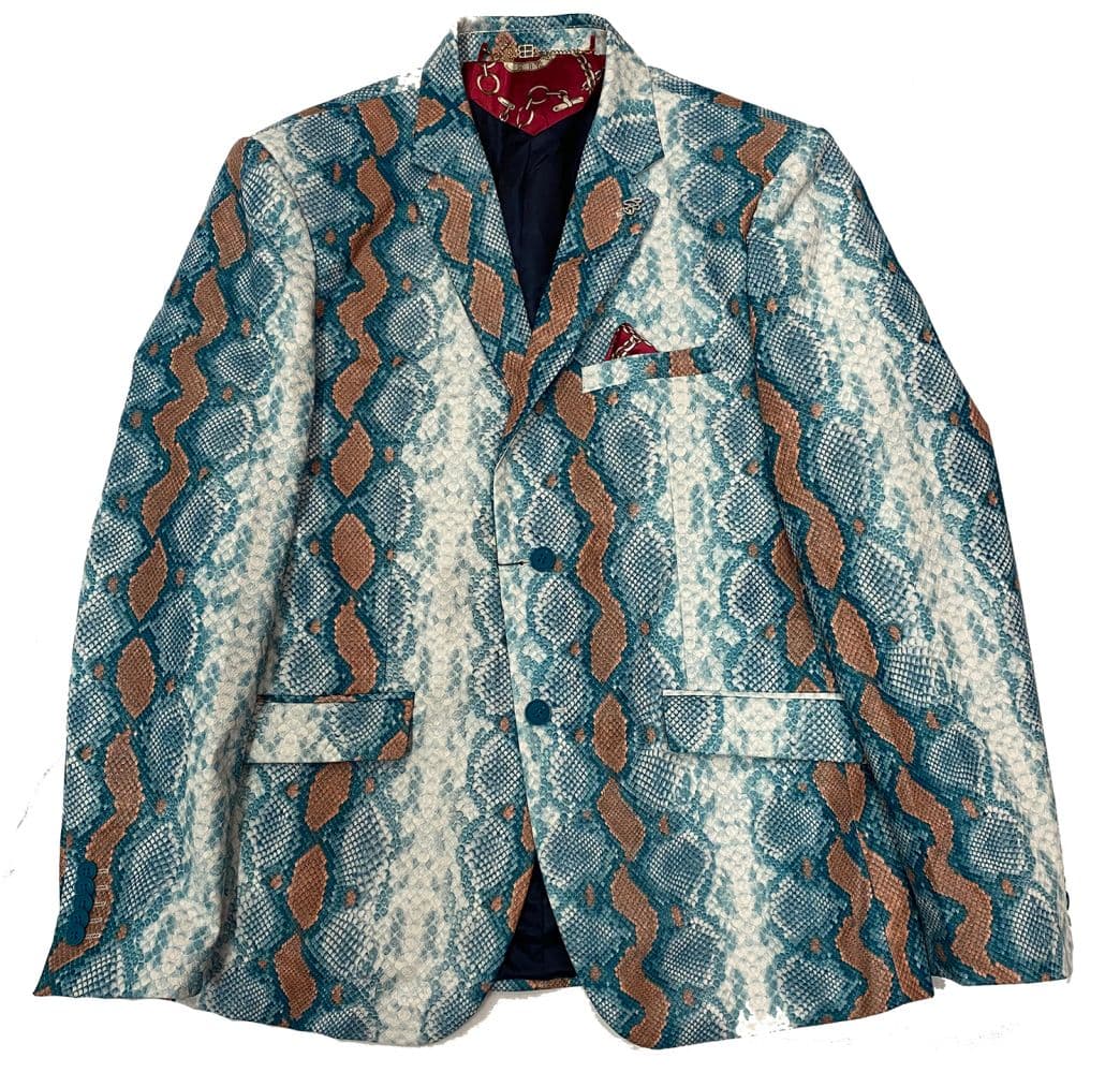 Elie Balleh Boys Snakeskin Blazer