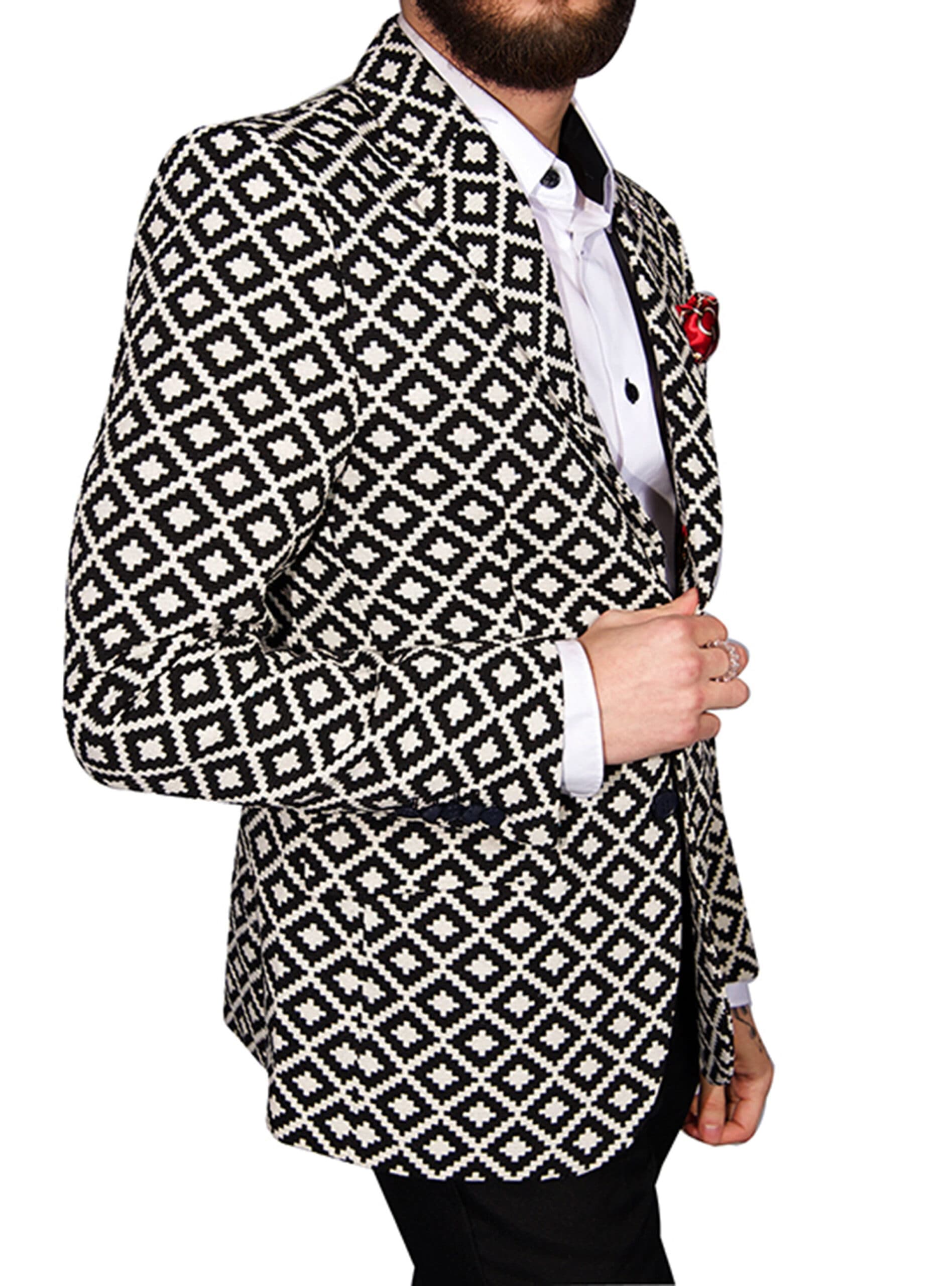 Men’s Navy Blazer Jacket thumbnail 2