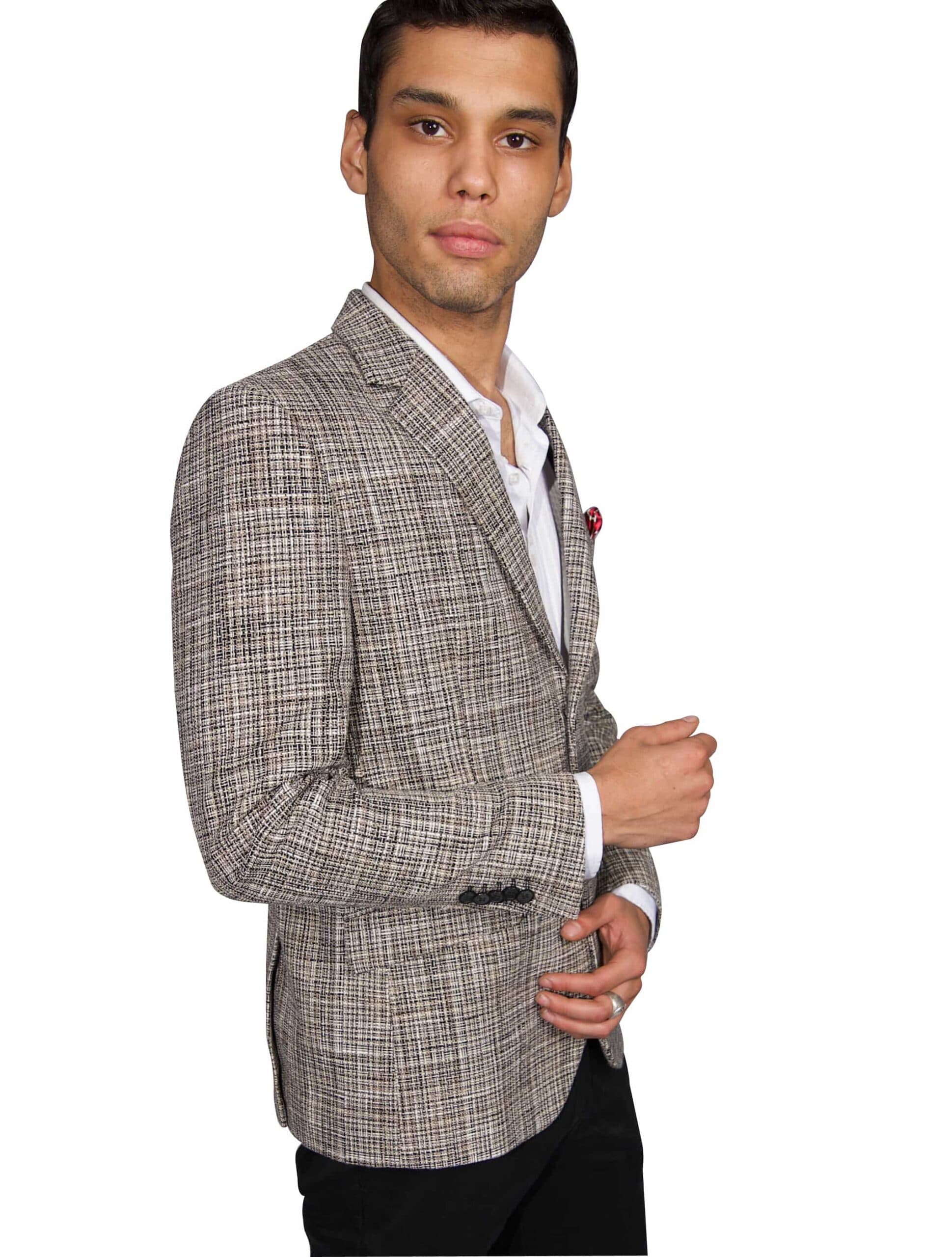 Elie Balleh Boy’s Melange Blazers Sports Coat Jacket thumbnail 2