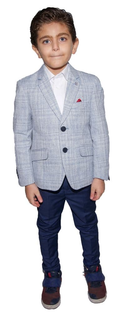 Elie Balleh Boy’s Melange Blazers Sports Coat Jacket thumbnail 4