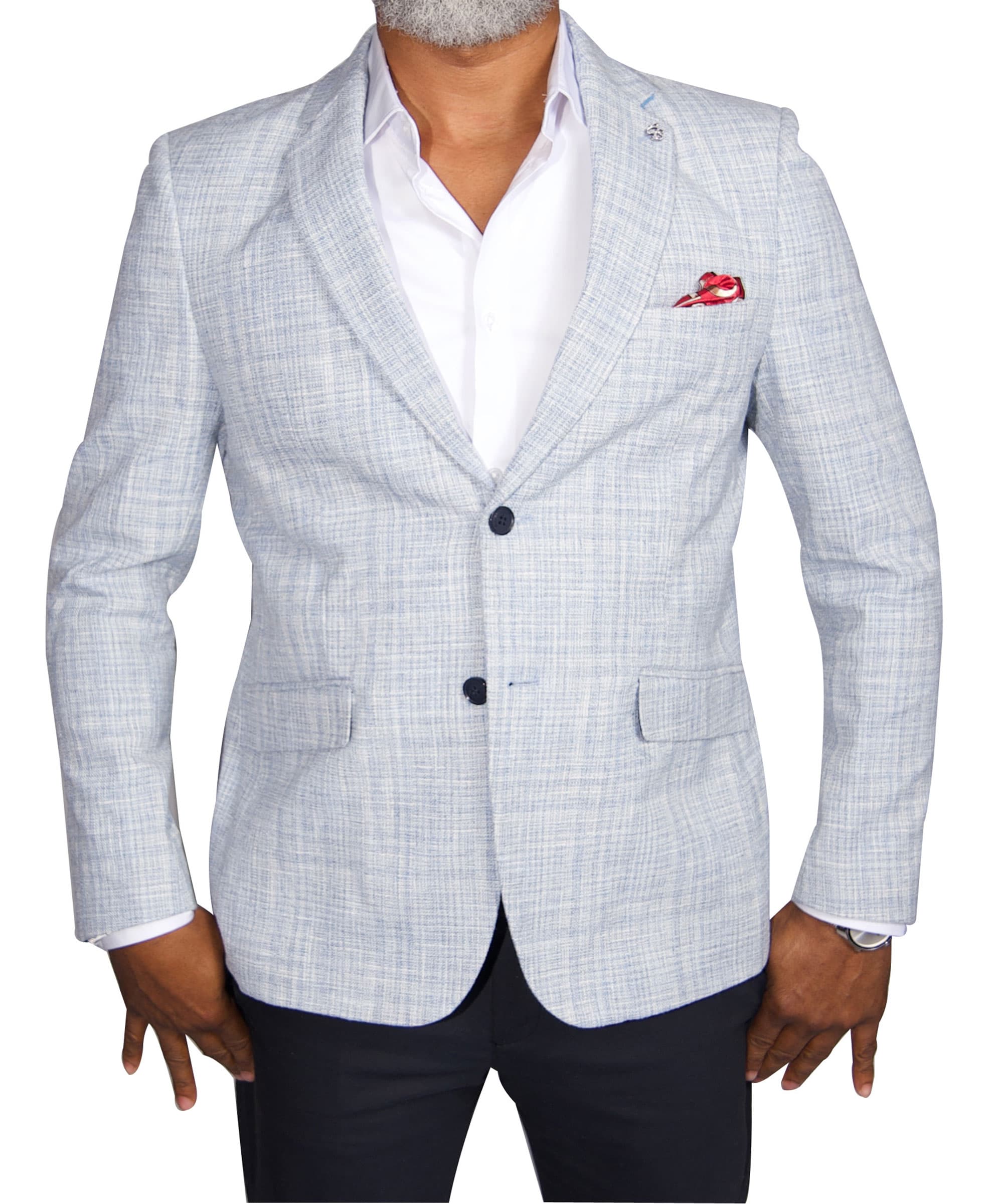 Textured Single-Breasted Blazer By Elie Balleh thumbnail 4