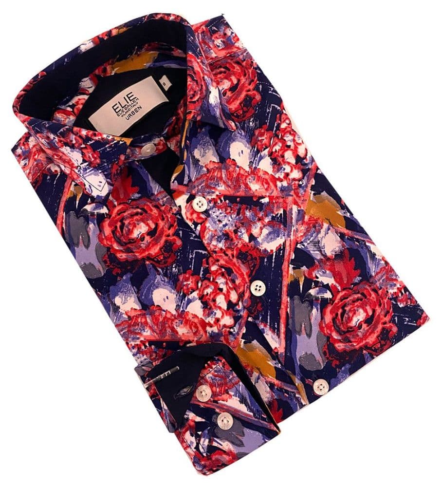 Elie Balleh Boy’s Red Paint Splash Shirt: Unleash Creativity