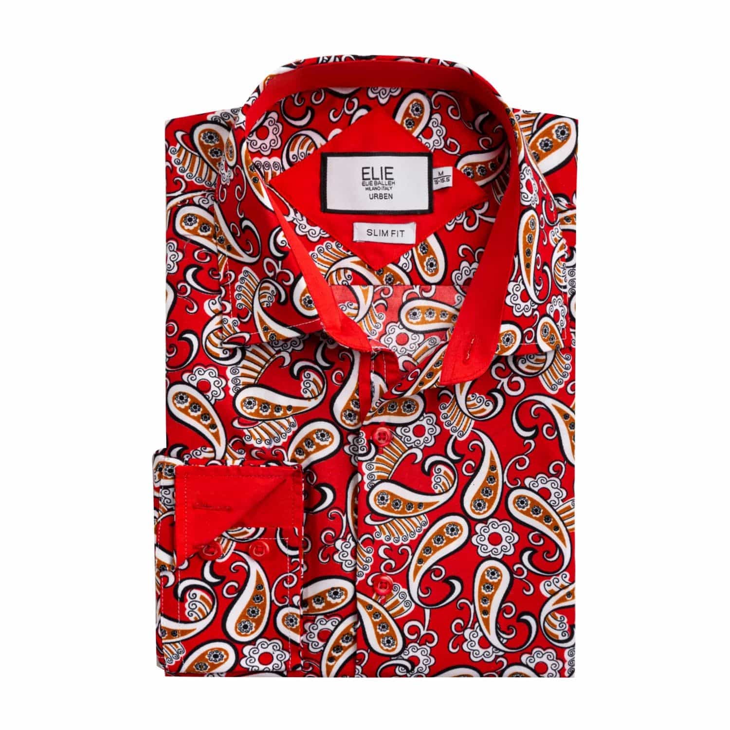 Trendy Slim Fit Paisley Sport Shirt thumbnail 3