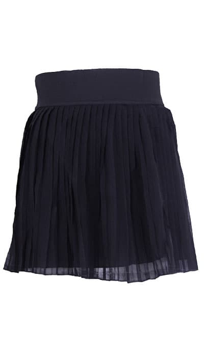 Fosk0499 Pleated Chiffon Skirt