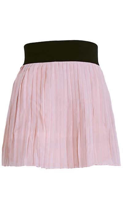 Fosk0499 Pleated Chiffon Skirt