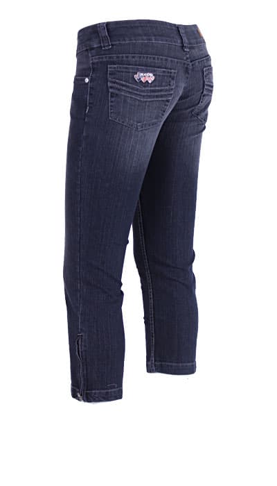 FP0917 Basic Denim Capri thumbnail 3