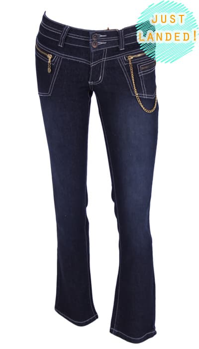 FP1072 – 7/8 Skinny Chain Jeans