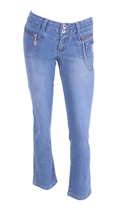 FP1072 – 7/8 Skinny Chain Jeans thumbnail 3