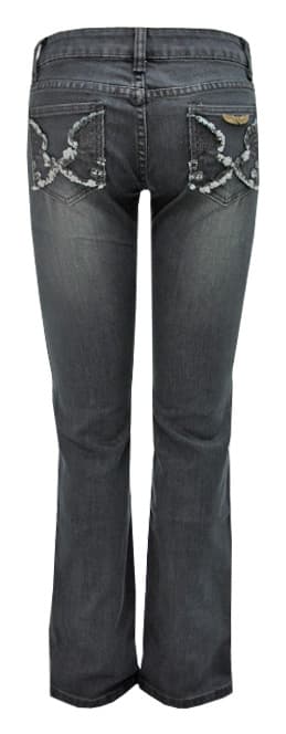 FP1073 Ripped Straight Leg Denim thumbnail 2