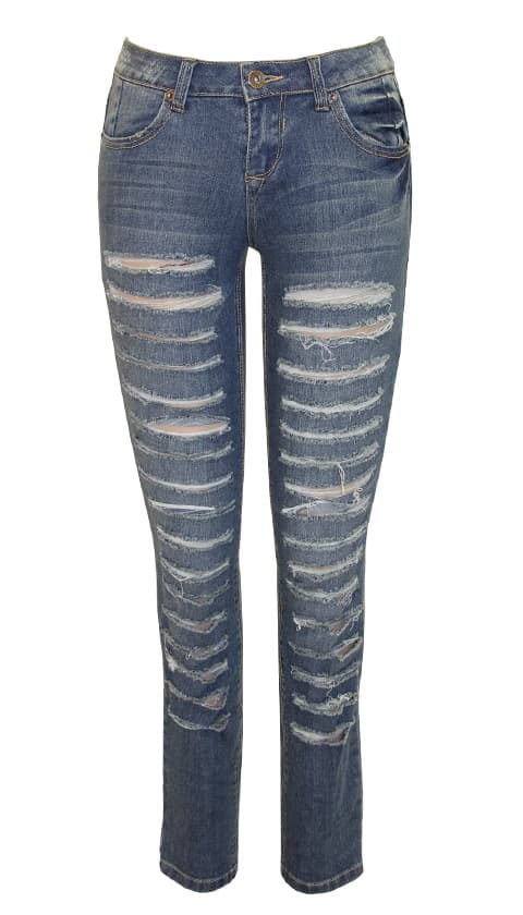 FP2100 Slashed L.A. Denim