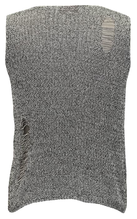 FOK062 Sleeveless Knitted Top thumbnail 4
