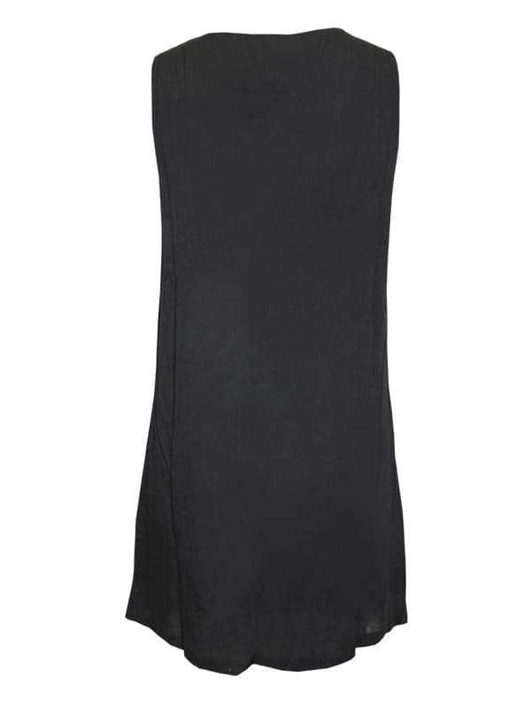 FT2336 Long Sleeveless Top with satin lining thumbnail 3