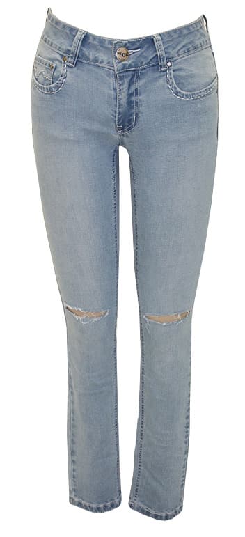FP2373 Face Off Strummer Ripped Skinny Denim