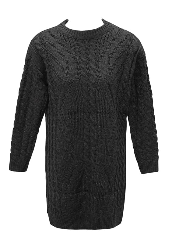 FOK0639 Longsleeve Knitted Long Top