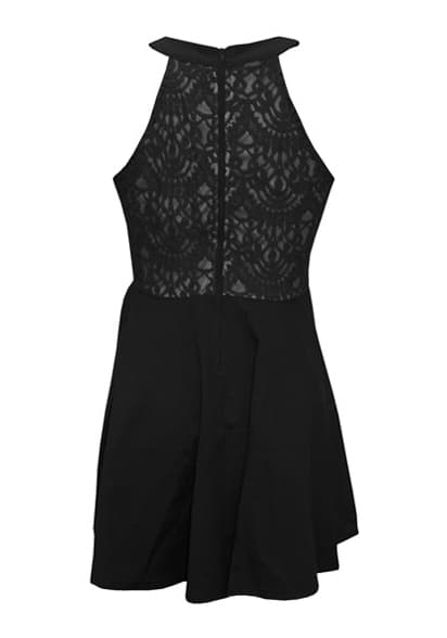 FD1006 Mesh Pleated Dress thumbnail 2