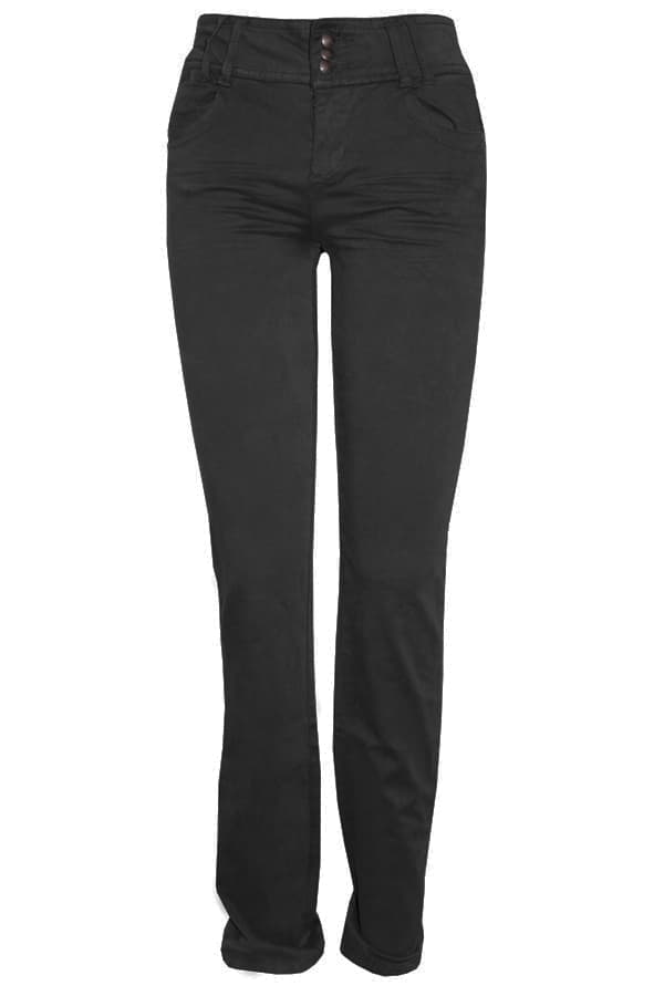 FP2378 COLOURED DENIM (BLACK)
