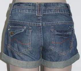FSH0391 Denim Short with stitching detail thumbnail 2