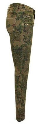 FP2098 Skinny Army Cargo Pants with print thumbnail 3