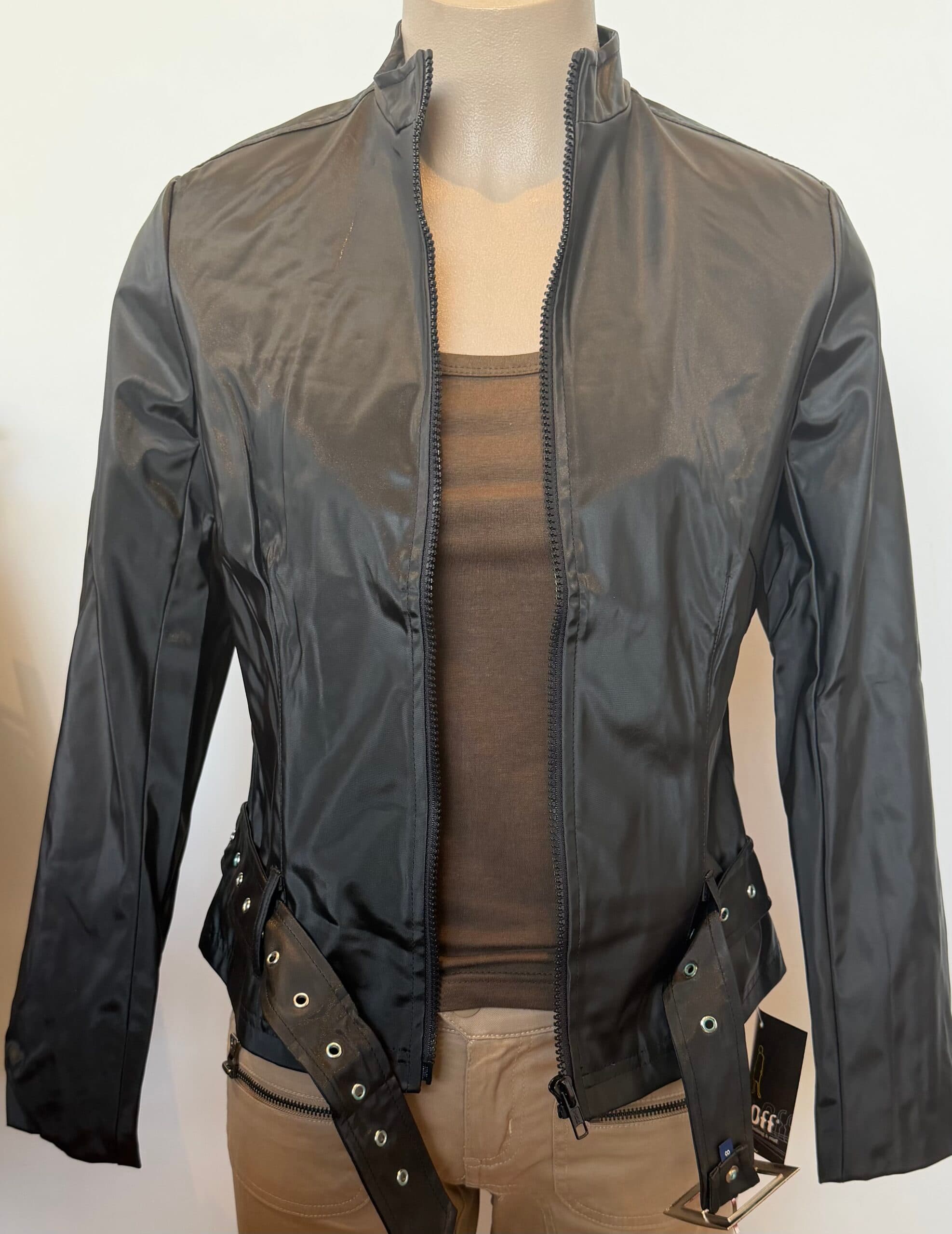 FJ0204 – UP LINED JACKETS BELT/JUNKY ZIPS DETAILS thumbnail 2