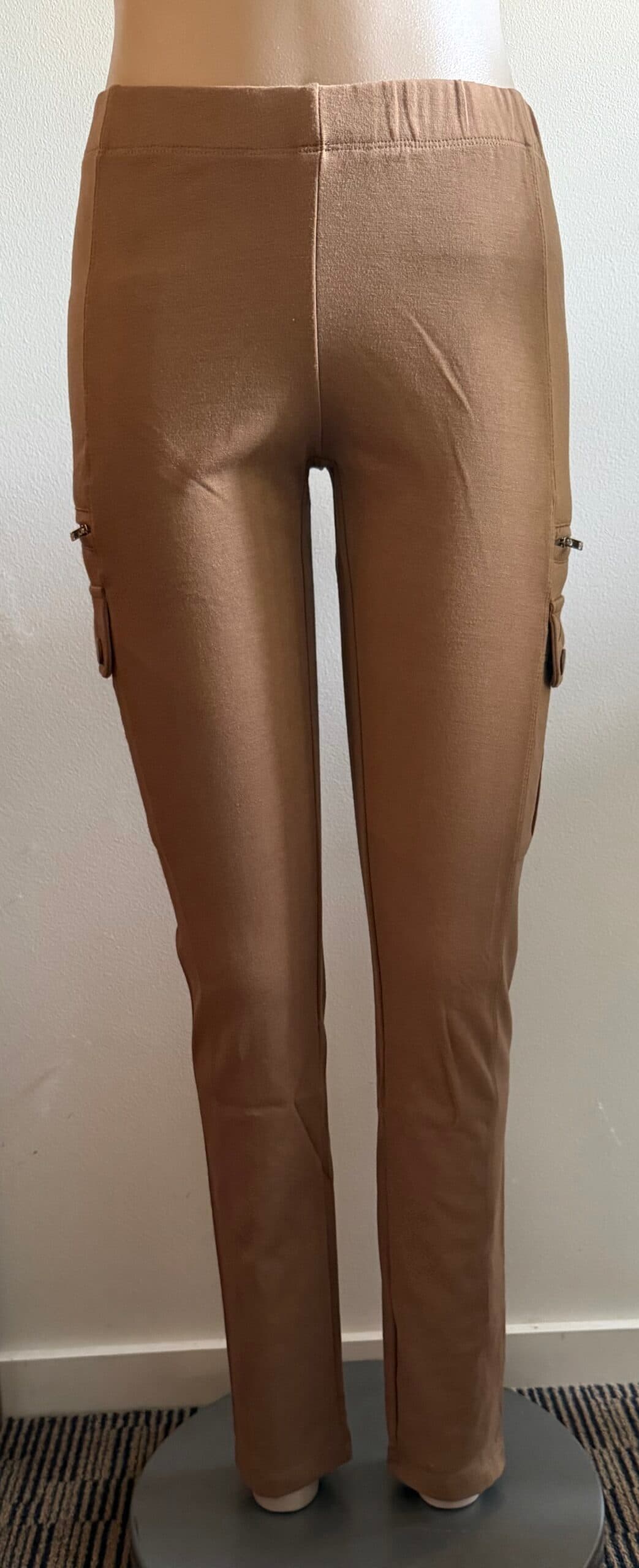 FP1228-Knitted cargo skinny Cotton/poly/spandex pants