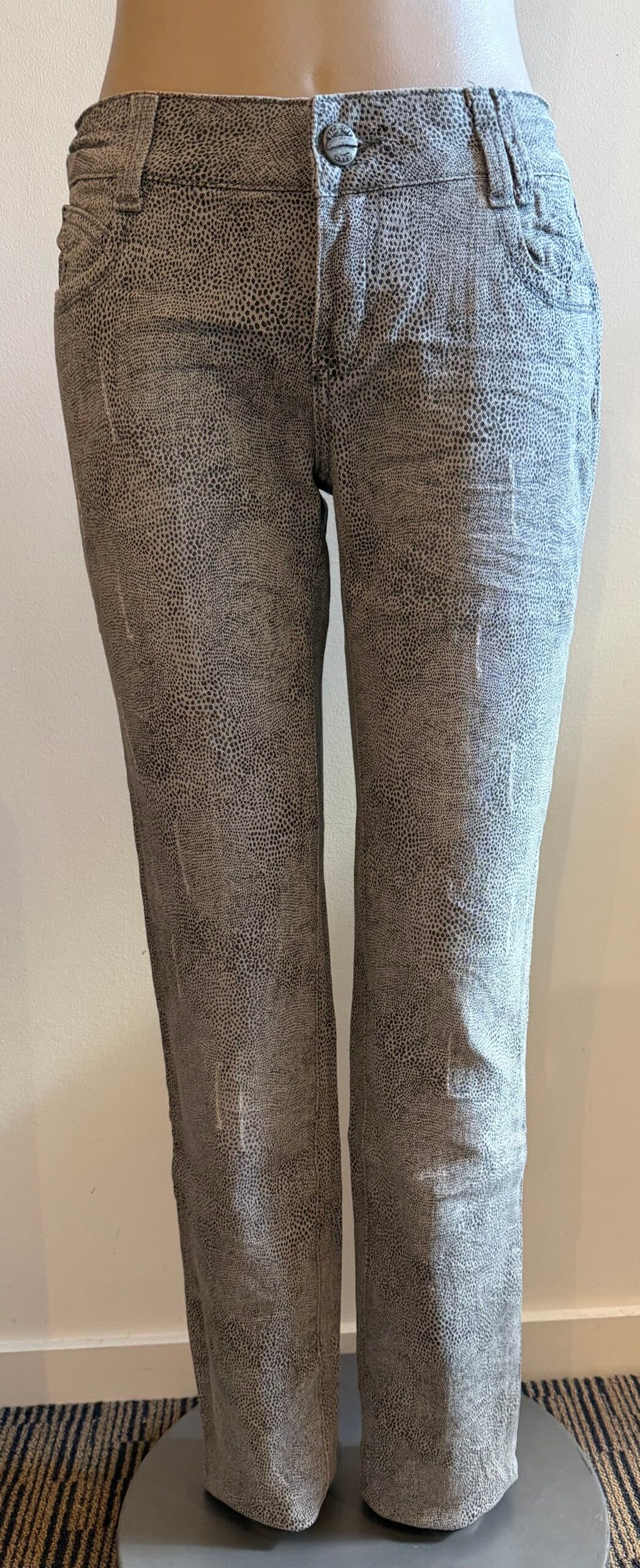 FP1084-Snake skin printed pants