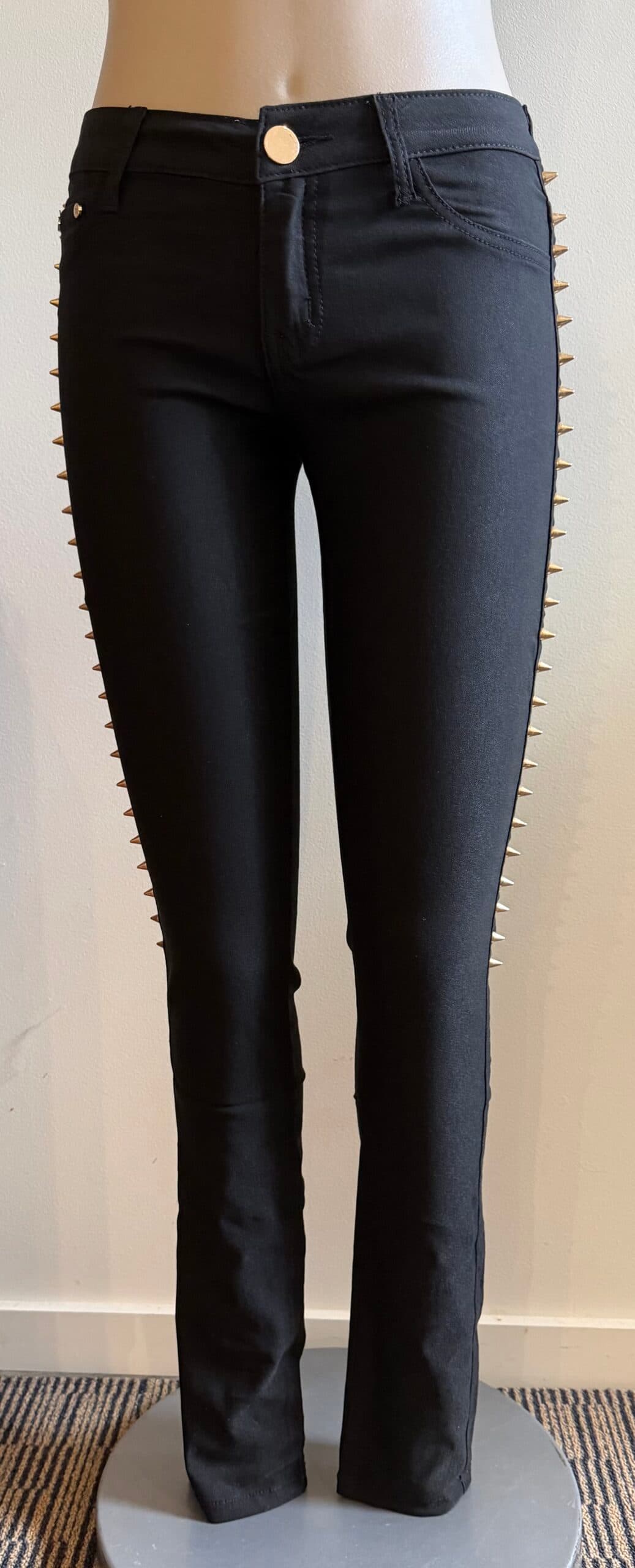 FP1800-Gold studs pants