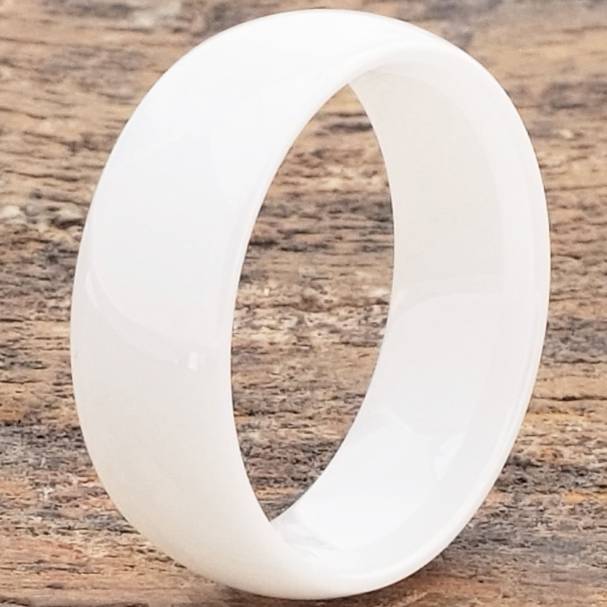 Manhattan White Ceramic Rings thumbnail 2