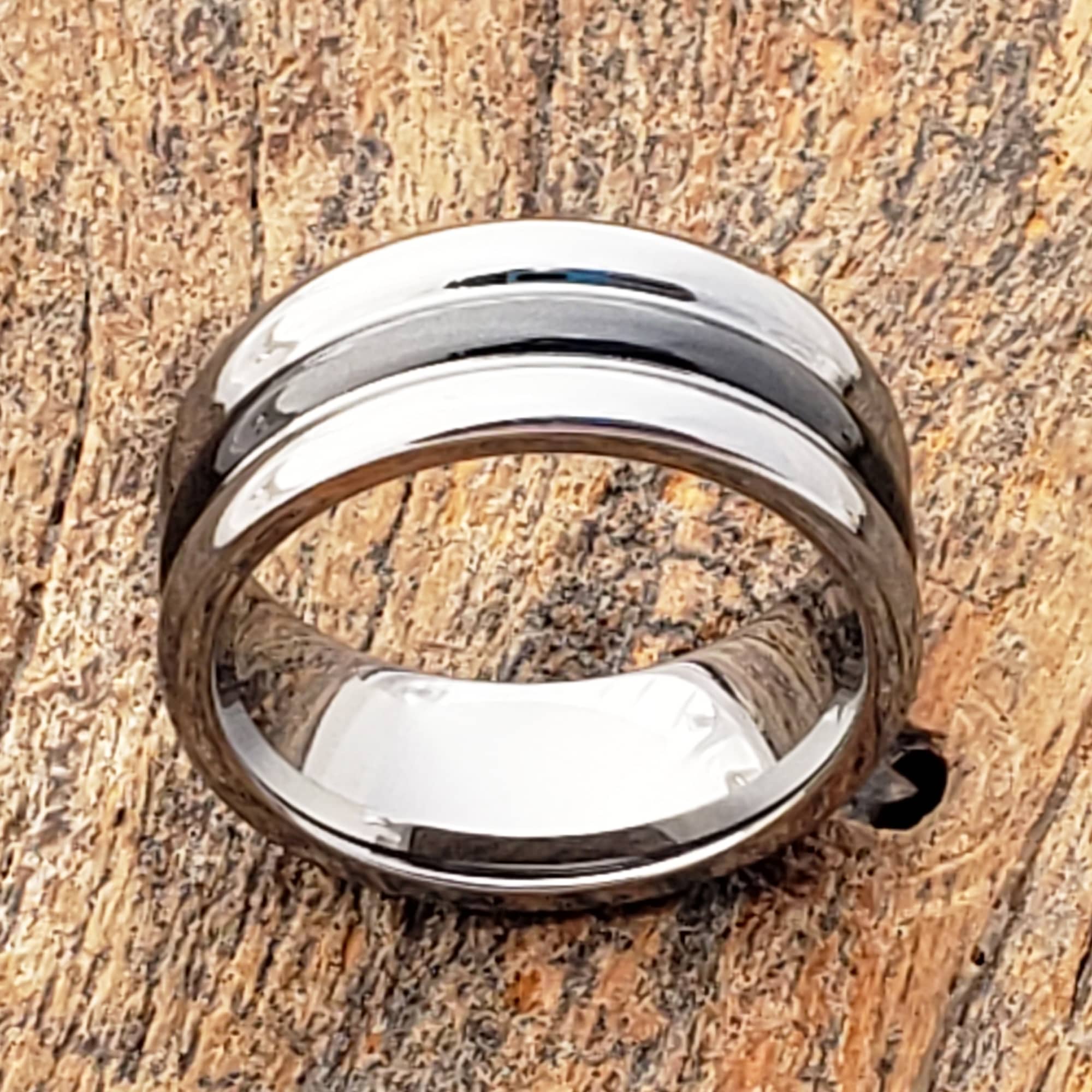 Mirage Black Inlay Ceramic Rings thumbnail 4