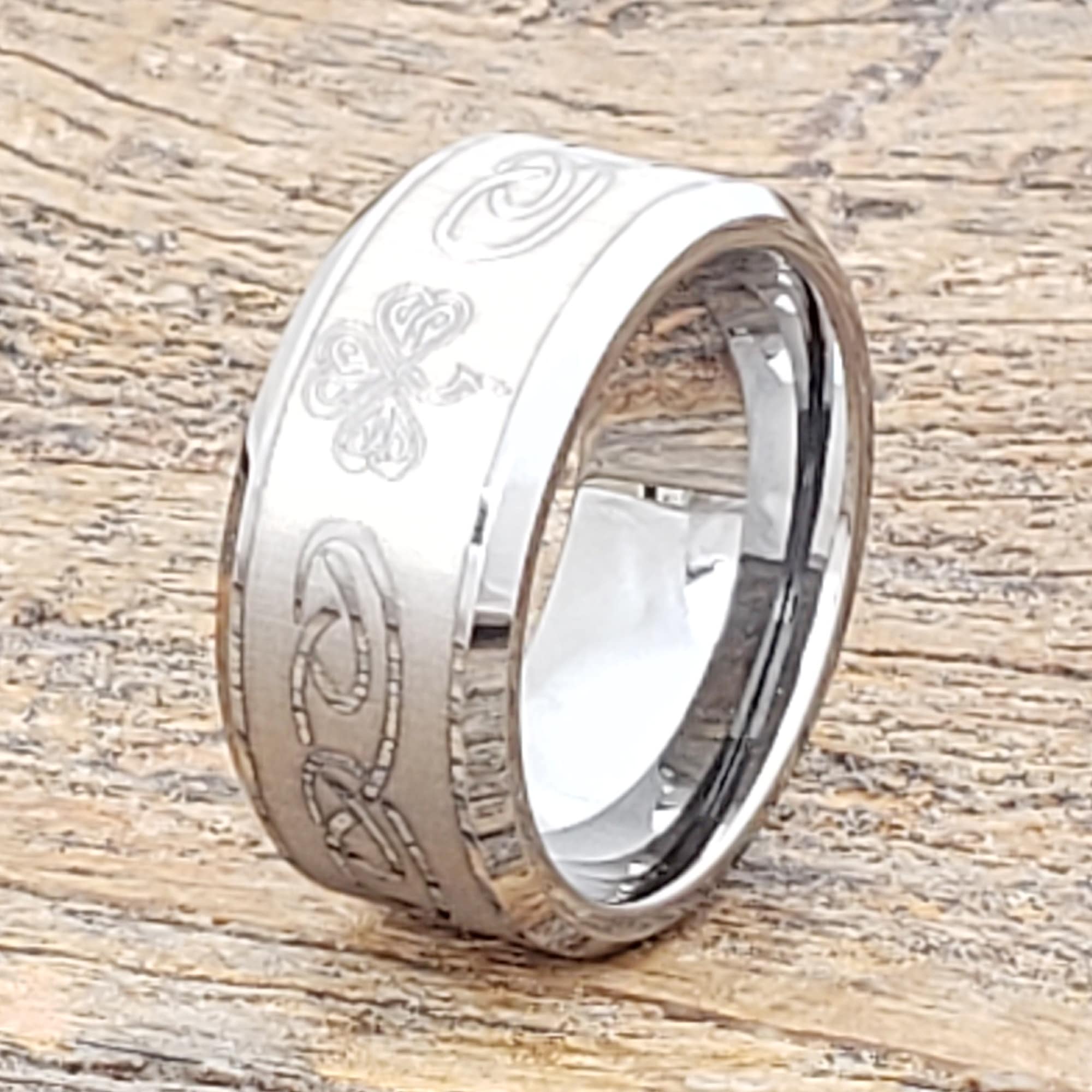 Shamrock Irish Signet Rings thumbnail 2