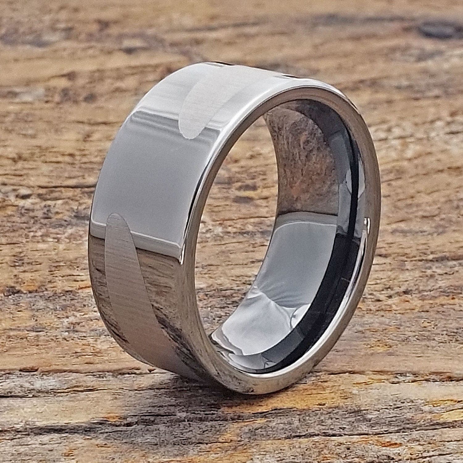 Trojan Gunmetal Black Ice Unique Rings thumbnail 2